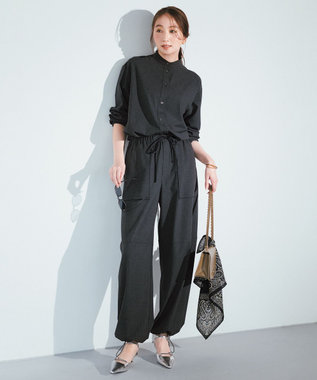 SLOW/好評につき新色追加】ミリタリーストレッチタフタ カーゴ