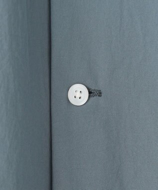 UNFILO MENS 【男女兼用】コンフォート カジュアル ワイドシャツ [24年秋冬商品] ダークブルー