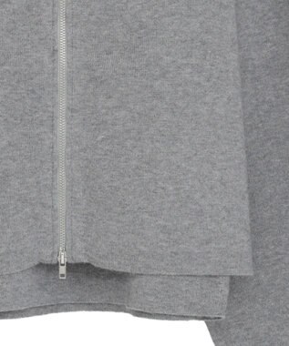 Green Parks SET2点Zipニットカーディガン+アメスリタンク Gray Mixture
