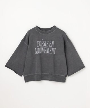 ANY ピグメントロゴスウェット スレート