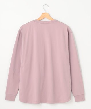 SHARE PARK LADIES 【LADIES】吸水速乾 フロントプリントTシャツ スモークピンク