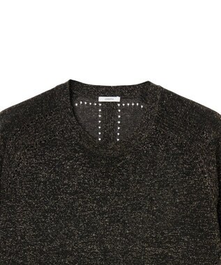 JOSEPH ルレックスニット　ショートスリーブニット Black / Gilt