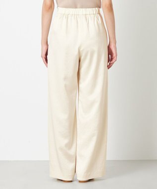 NAVE 【Nave】クラッシュサテン パンツ オフホワイト系