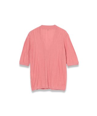 JOSEPH クリンクルリブ　カーディガン Blush
