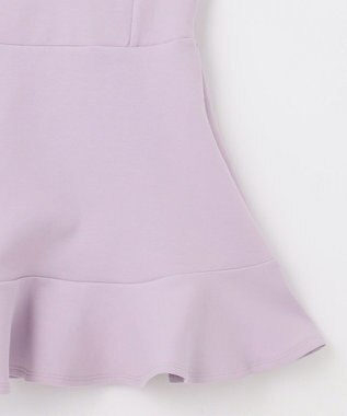 組曲 KIDS 【110-140㎝】ダンボールニット ジャンスカ ラベンダー系