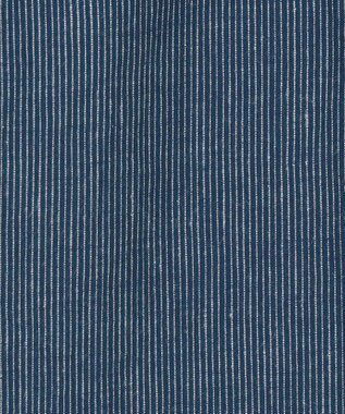 JOSEPH ABBOUD 【サスティナブル・７分袖】コットンリヨセルリネンコードストライプ シャツ ダルブルー系1