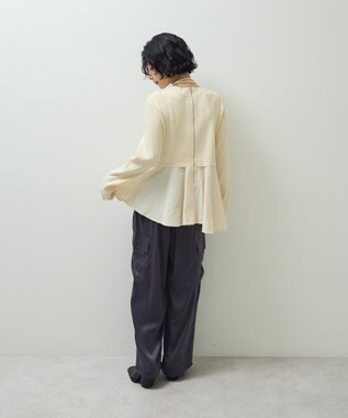 Green Parks ・ＥＬＥＮＣＡＲＥ　ＤＵＥ　ハイブリットハイネックニット Ivory