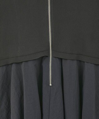 Green Parks ・ＥＬＥＮＣＡＲＥ　ＤＵＥ　ハイブリットハイネックニット Charcoal Gray