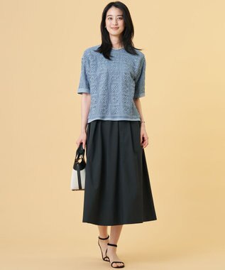 J.PRESS LADIES ランダムパール マグネット ネックレス シルバー系