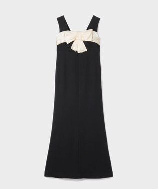 GRACE CONTINENTAL サテンリボンロングドレス キナリ