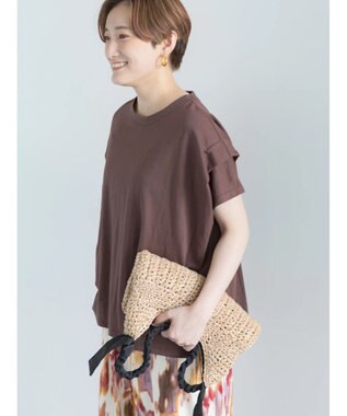 Te chichi 【接触冷感】ショルダータックTシャツ