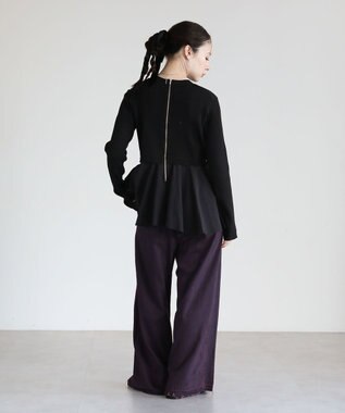 Green Parks ・ＥＬＥＮＣＡＲＥ　ＤＵＥ　ハイブリットハイネックニット Black