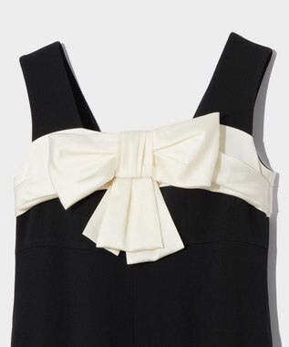 GRACE CONTINENTAL サテンリボンロングドレス キナリ