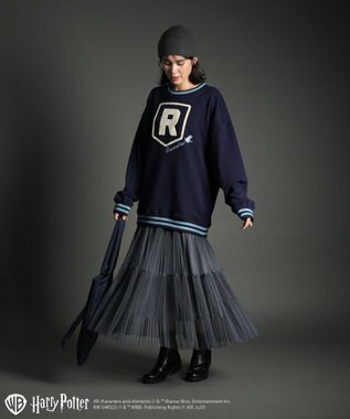 Green Parks ハリー・ポッター／サガラ刺繍ロゴプルオーバー Navy