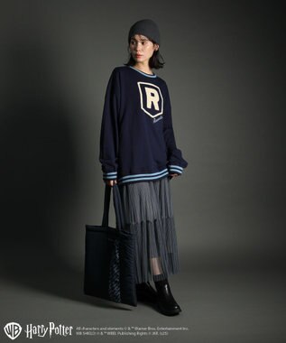 Green Parks ハリー・ポッター／サガラ刺繍ロゴプルオーバー Navy