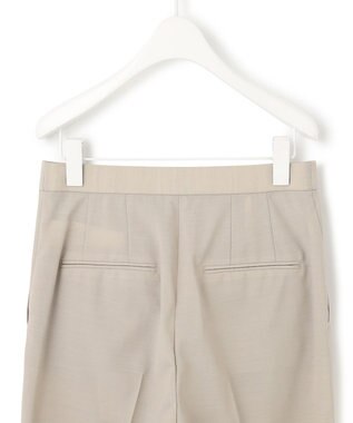 ICB 【洗える】 サマーウールトロ ストレートパンツ ライトオリーブ系