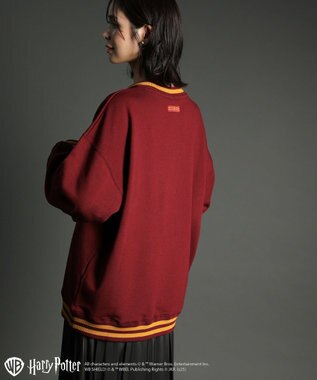 Green Parks ハリー・ポッター／サガラ刺繍ロゴプルオーバー Red