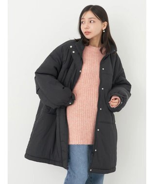 earth music&ecology モンスターコート Black