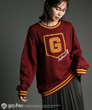 Green Parks ハリー・ポッター／サガラ刺繍ロゴプルオーバー Red