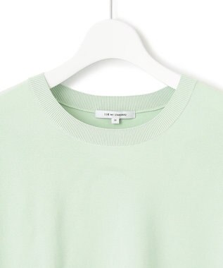 23区 【洗える】レーヨンポリエステルストレッチ ドルマン ニット スモーキーグリーン系