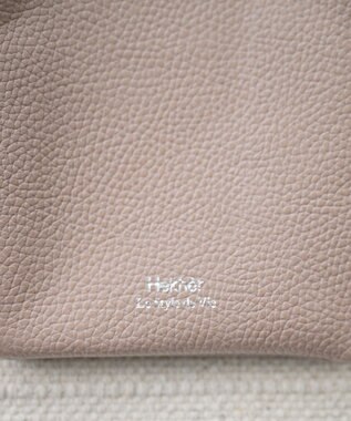 Hekhèr Le Style de Vie 新色追加【日本製】シュリンクレザー スマートフォンポシェット ピンクベージュ