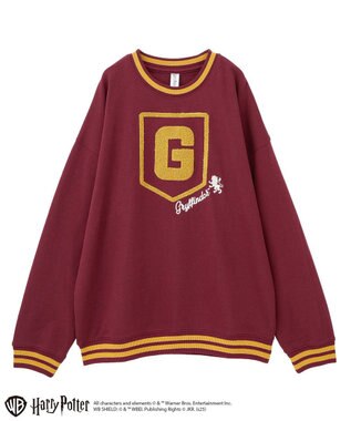 Green Parks ハリー・ポッター／サガラ刺繍ロゴプルオーバー Red