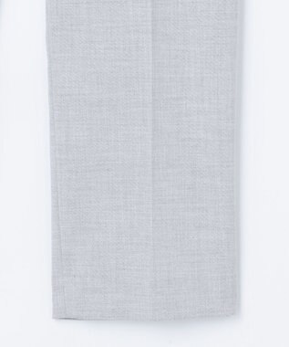 J.PRESS LADIES 【洗える】CARREMAN 2WAY テーパード パンツ ライトグレー系