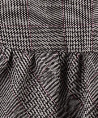 ANY KIDS チェックジャンパースカート チャコールチェック