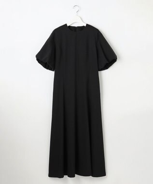 23区 【エステータ】ライトダブルクロス ワンピース ブラック