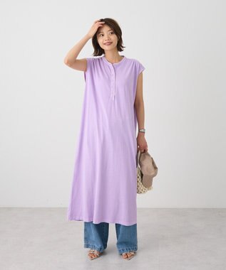 CRAFT STANDARD BOUTIQUE ピグメントヘンリーネックカットソーワンピース