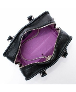 A.D.M.J. モーツァルトヘリ巻きボストン23cm ブラック