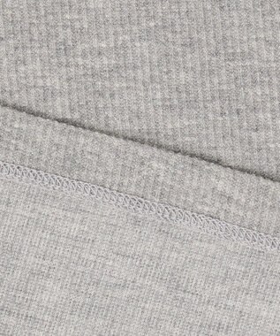 23区 【洗える】シャイニーリブ タンクトップ ライトグレー系