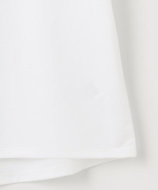 J.PRESS LADIES 【吸水速乾】レーシーコンビ フレンチスリーブ カットソー ホワイト系