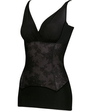 WACOAL 【ＳＵＨＡＤＡ　肌リフト】 ボディシェイパー リフトアップ(脇のたるみ) スムージング(おなか・脇腹・背中) レディース ARA124 /ワコール ブラック