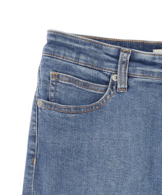 UNFILO 【UNFILO DENIM】撥水ストレッチ テーパードデニム ブルー