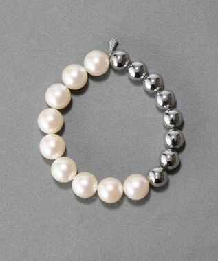 Phoebe メタルボールゴムブレスレット　シルバー シルバー