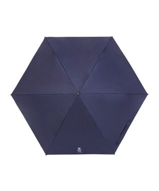 MOONBAT 【WEB限定/遮光率100%/遮熱/UV/耐風】POLO RALPH LAUREN（ポロ ラルフローレン）晴雨兼用日傘 ポロベア 無地 折りたたみ傘 ディープブルー