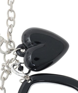 earth music&ecology ハートモチーフミラー付きチャーム Silver