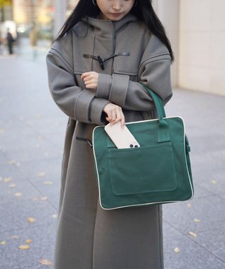 YUSHI ARLE - TOTEBAG 帆布トートバッグ グリーン