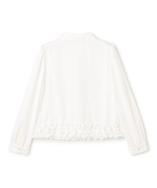 TOCCA 【消臭】TIMELESS CLASSIC 裾フリルブラウス アイボリー系