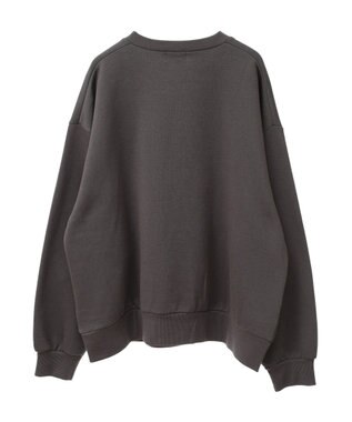 Green Parks ・ＤＯＵＢＬＥ　ＦＬＡＧＳ　サガラ刺繍スウェット Charcoal Gray