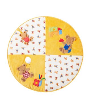 MIKI HOUSE HOT BISCUITS 【ミキハウス】 ベビープレイマット 黄