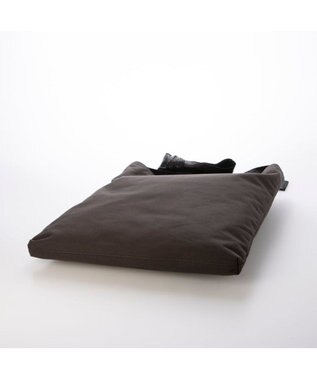 UNBILLION ペルケ perche / FOOD TEXTILE×牛革ソフトリボンハンドルトート ブラック