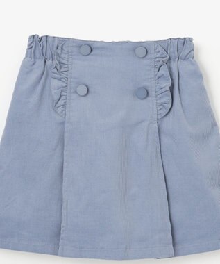 組曲 KIDS 【110-140㎝】コーデュロイ キュロット サックスブルー系