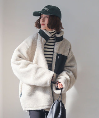 WEGO 【2025年秋冬新作アイテム/ユニセックス着用ITEM/SMLサイズ展開】ボアブルゾン