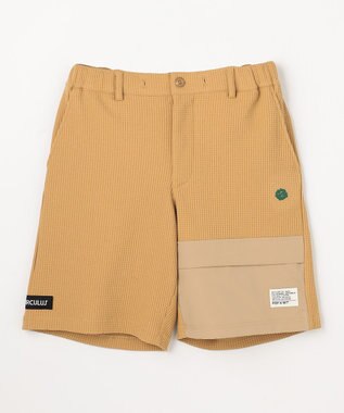 PW CIRCULUS 【MEN】ワッフルショーツ 2026年モデル ゴルフ ベージュ系