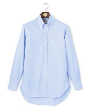 J.PRESS MEN 【Single Needle Tailoring / 形態安定】ブロードチェック シャツ / B.D. サックスブルー系3