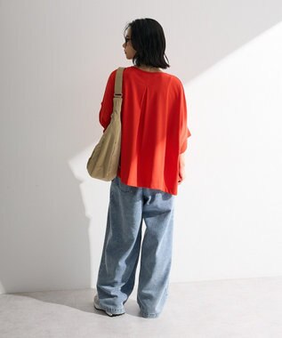 Green Parks 冷やっとすずやかドルマンプルオーバー Red