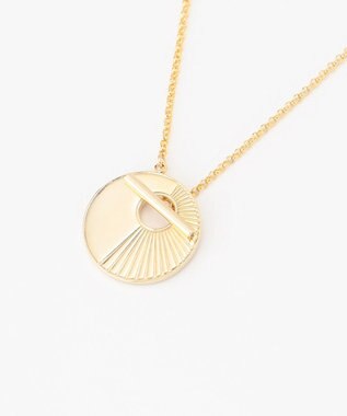 GRACE CONTINENTAL ラインコインネックレス ゴールド