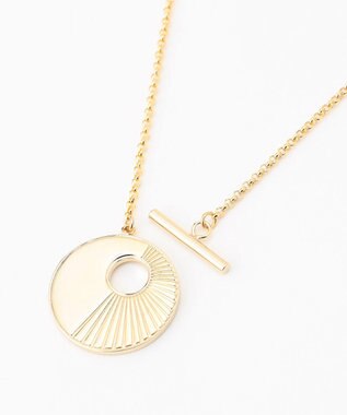 GRACE CONTINENTAL ラインコインネックレス ゴールド